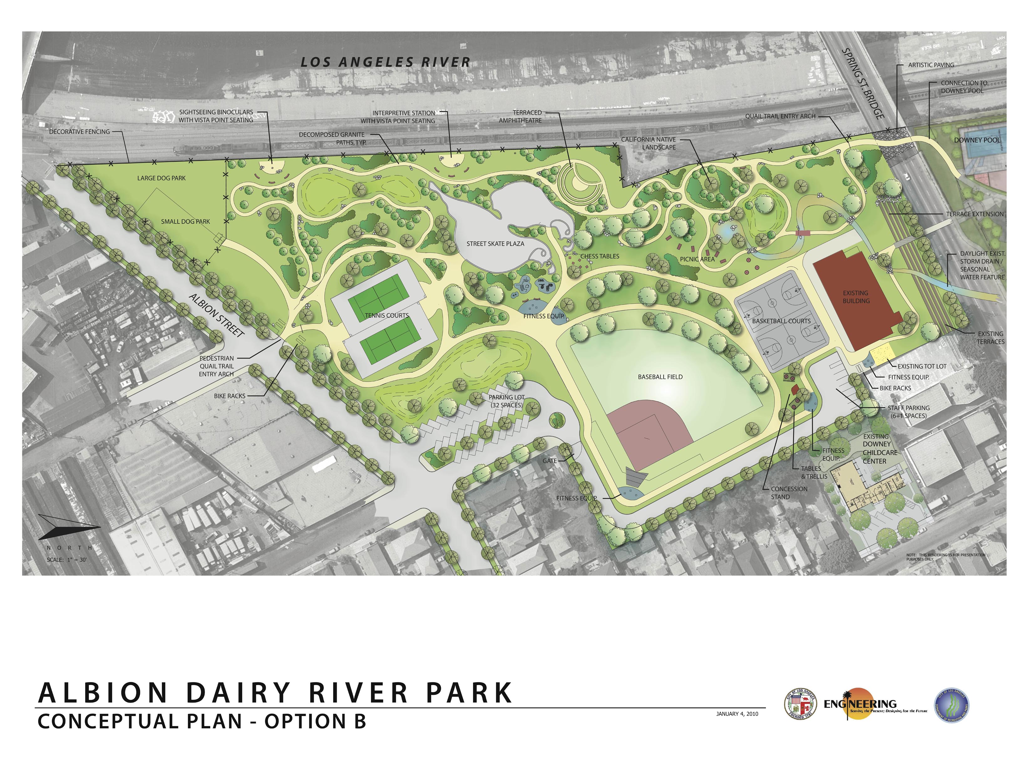 Albion Dairy Park Preliminary Designs, Meeting this Thursday | L.A ...